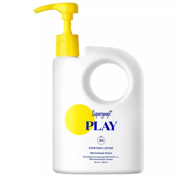 Play ежедневный лосьон spf 50 солнцезащитный крем для лица и тела Supergoop!, объем 511 мл
Play ежедневный лосьон spf 50 солнцезащитный крем для лица и тела Supergoop!, объем 511 мл