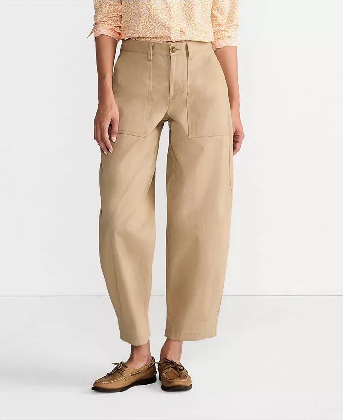 Женские чинос высокие бочкообразные утилитарные укороченные брюки Lands' End, зеленый
Женские чинос высокие бочкообразные утилитарные укороченные брюки Lands' End, зеленый