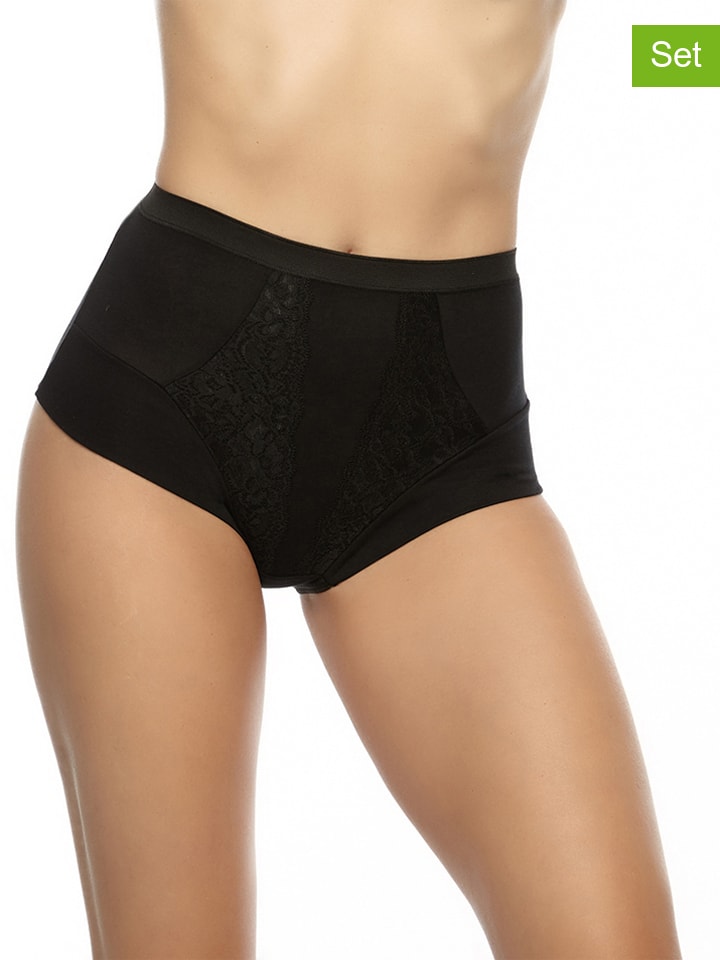 COTONELLA Комплект из 2 штук: трусики черного цвета
COTONELLA Комплект из 2 штук: трусики черного цвета