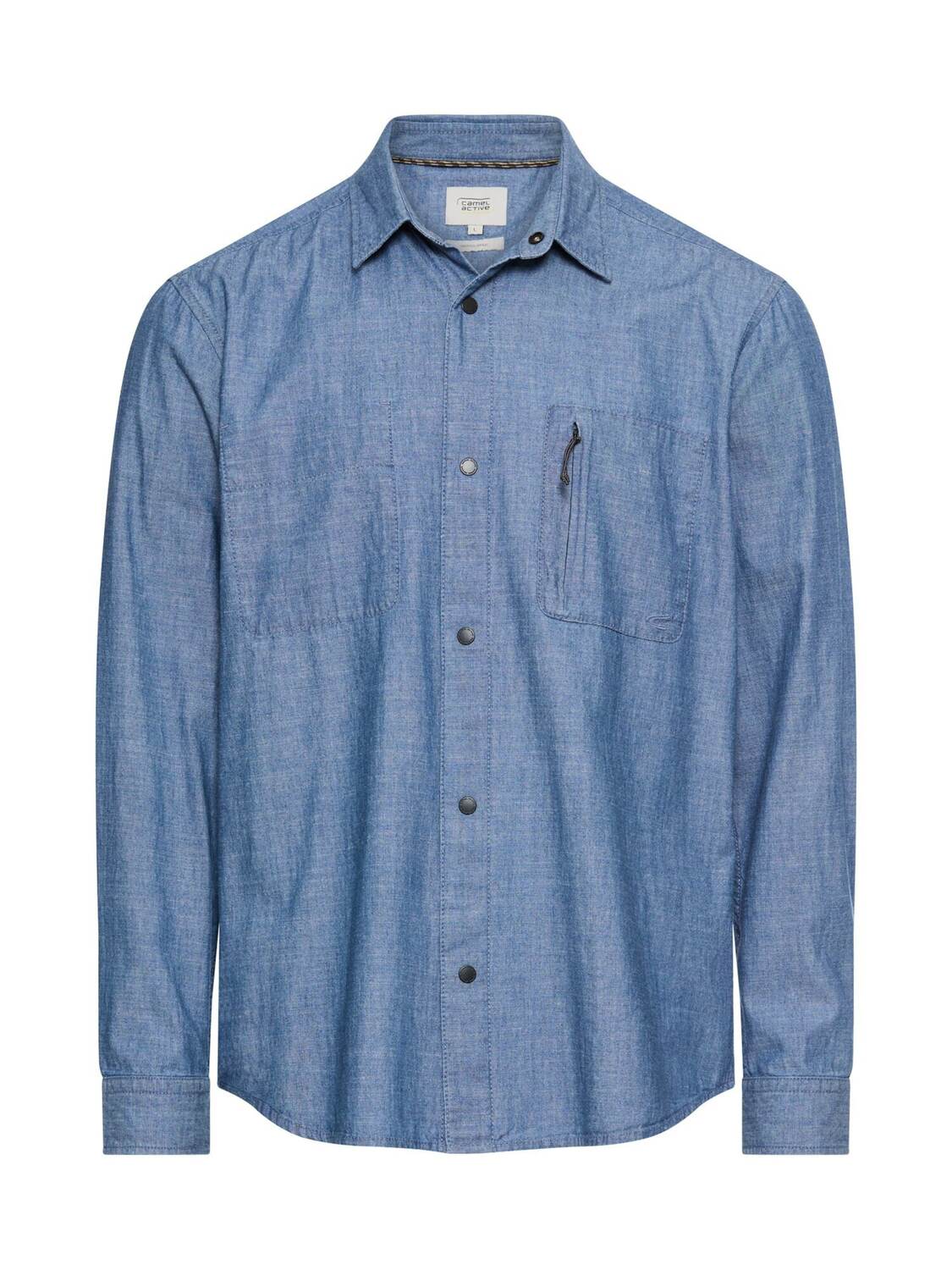 CAMEL ACTIVE Рубашка на пуговицах Regular fit в синем дениме
CAMEL ACTIVE Рубашка на пуговицах Regular fit в синем дениме