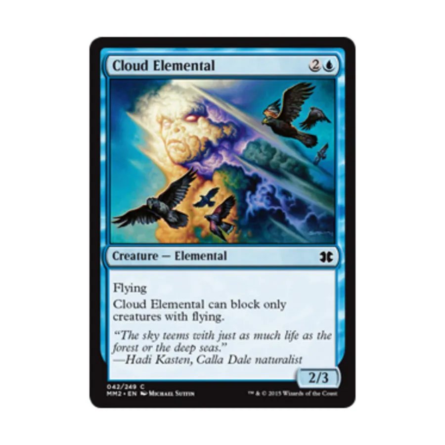 CCG Облачный элементаль (С), MTG - Modern Masters 2015
CCG Облачный элементаль (С), MTG - Modern Masters 2015