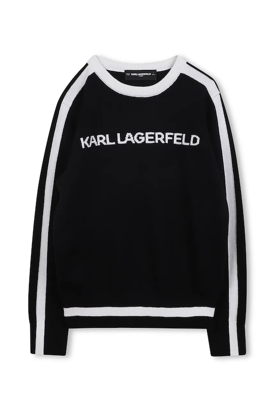 Детский кашемировый свитер Karl Lagerfeld, черный
Детский кашемировый свитер Karl Lagerfeld, черный