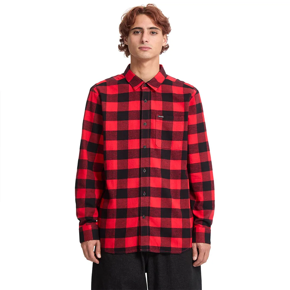 Рубашка с длинным рукавом Volcom Caden Plaid, красный
Рубашка с длинным рукавом Volcom Caden Plaid, красный