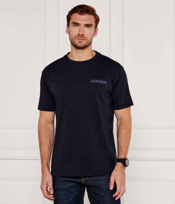 Футболка s-альбула Loose fit Napapijri, синий 
Футболка s-альбула Loose fit Napapijri, синий