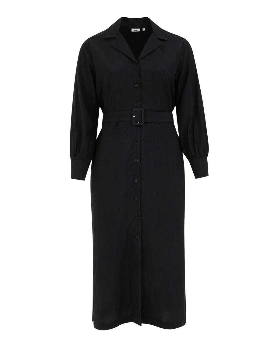 Платье-рубашка WE Fashion, черный
Платье-рубашка WE Fashion, черный