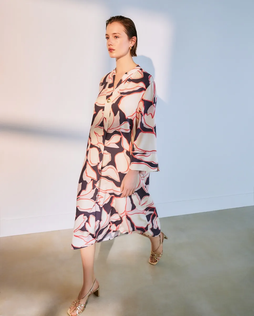 Платье миди с воротником Мао Woman El Corte Inglés, красный
Платье миди с воротником Мао Woman El Corte Inglés, красный