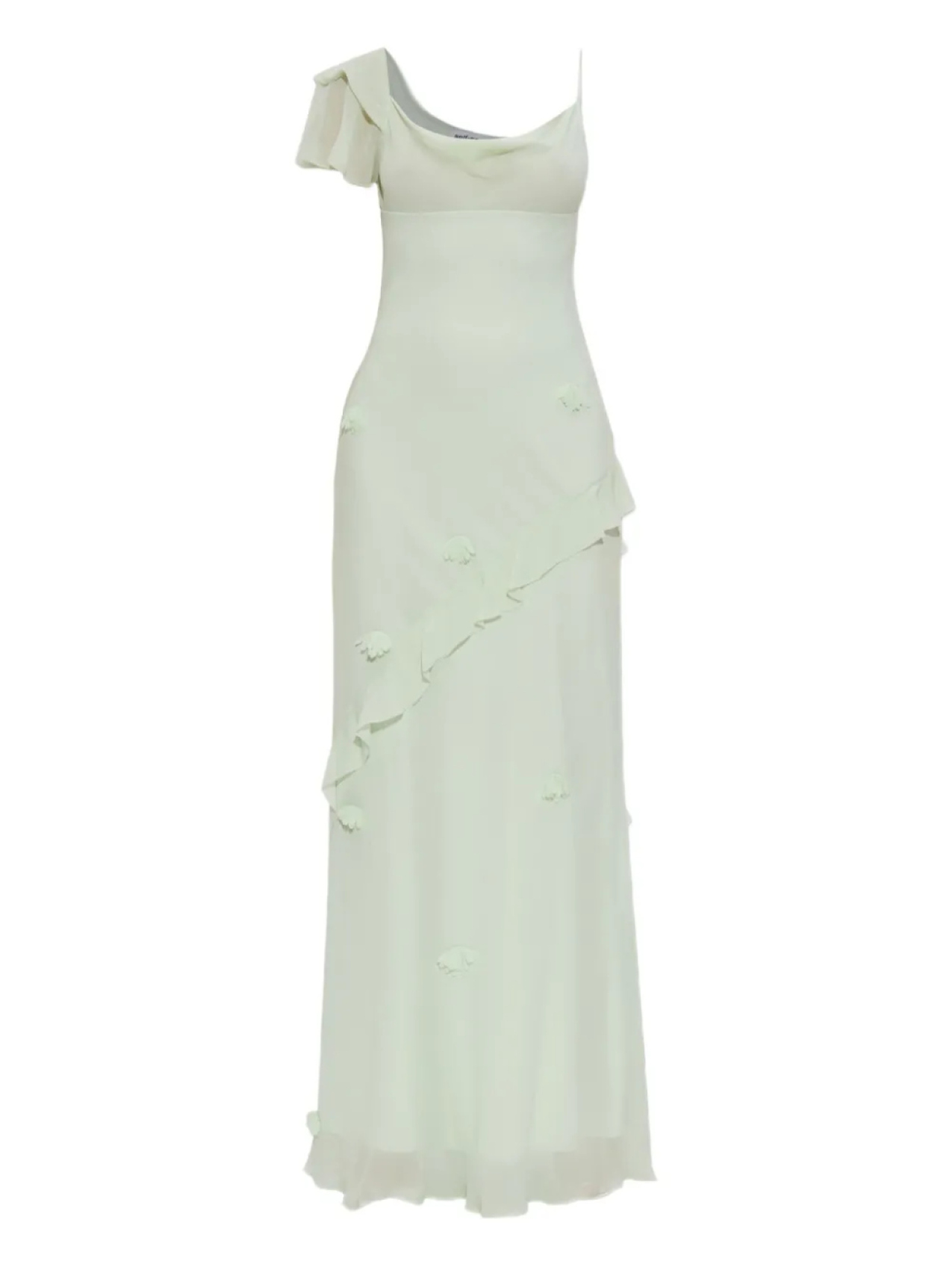 Платье макси из жоржета с цветочной аппликацией Self-Portrait, зеленый
Платье макси из жоржета с цветочной аппликацией Self-Portrait, зеленый
