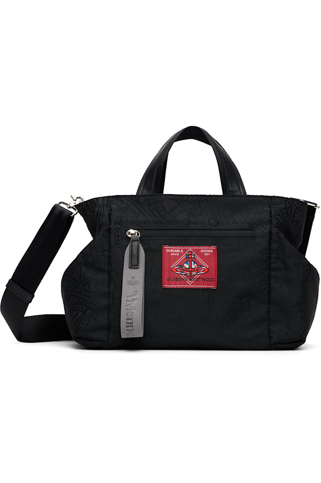 Сплетённая жаккардовая сумка-шар Orb Vivienne Westwood, черный
Сплетённая жаккардовая сумка-шар Orb Vivienne Westwood, черный