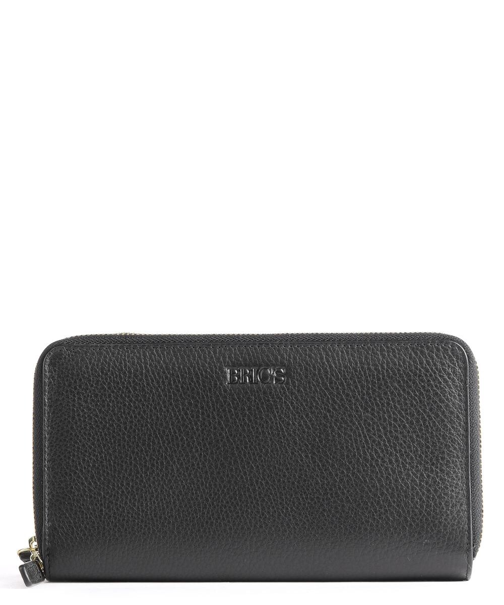 RFID-кошелек Marmolada из зерненой телячьей кожи Brics, черный
RFID-кошелек Marmolada из зерненой телячьей кожи Brics, черный