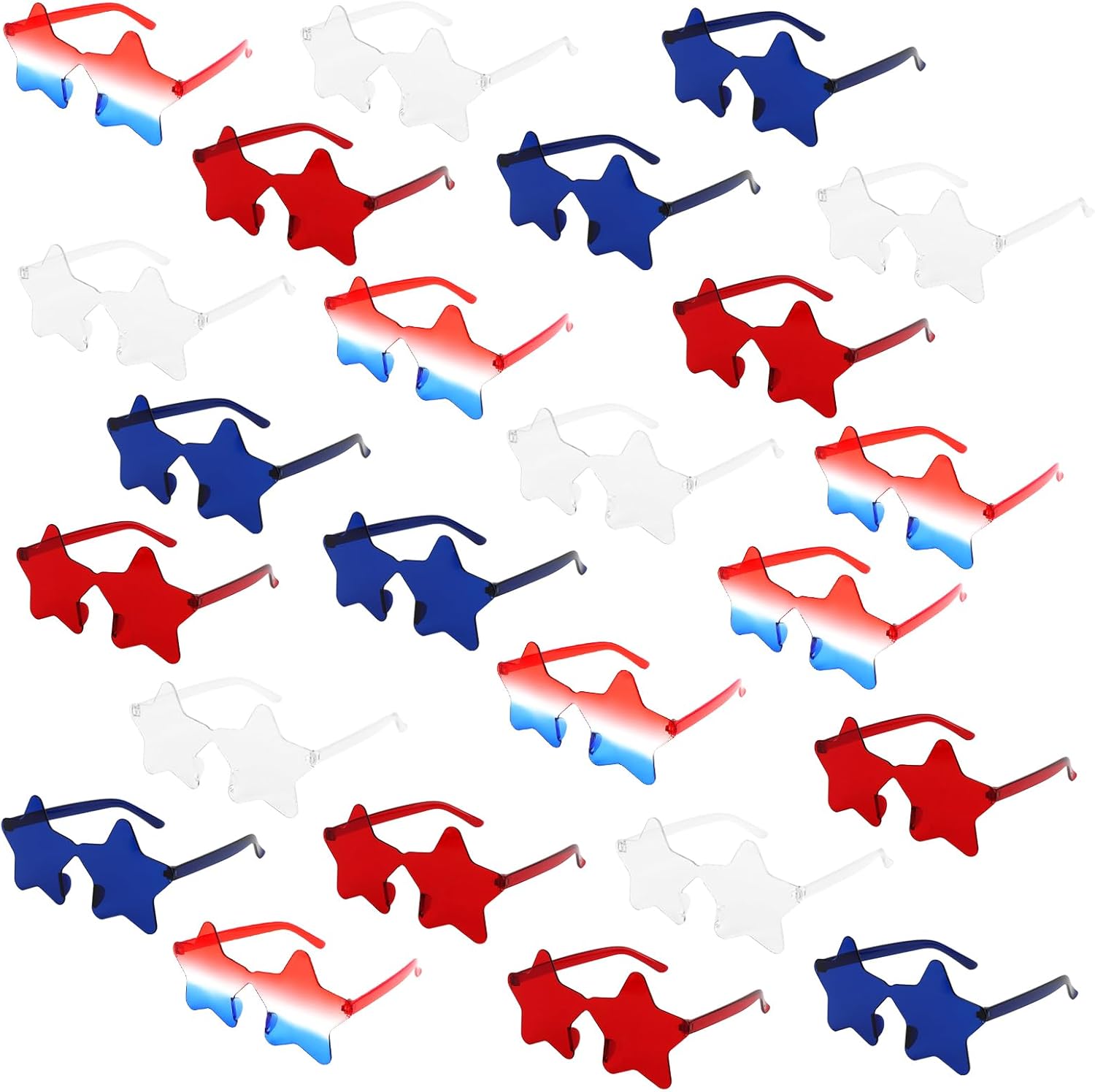 12 пар солнцезащитных очков в форме звезды, оптовая продажа, очки без оправы, патриотические солнцезащитные очки для вечеринки в честь Дня независимости 4 июля Uintoon, 24 Pairs
12 пар солнцезащитных очков в форме звезды, оптовая продажа, очки без оправы, патриотические солнцезащитные очки для вечеринки в честь Дня независимости 4 июля Uintoon, 24 Pairs