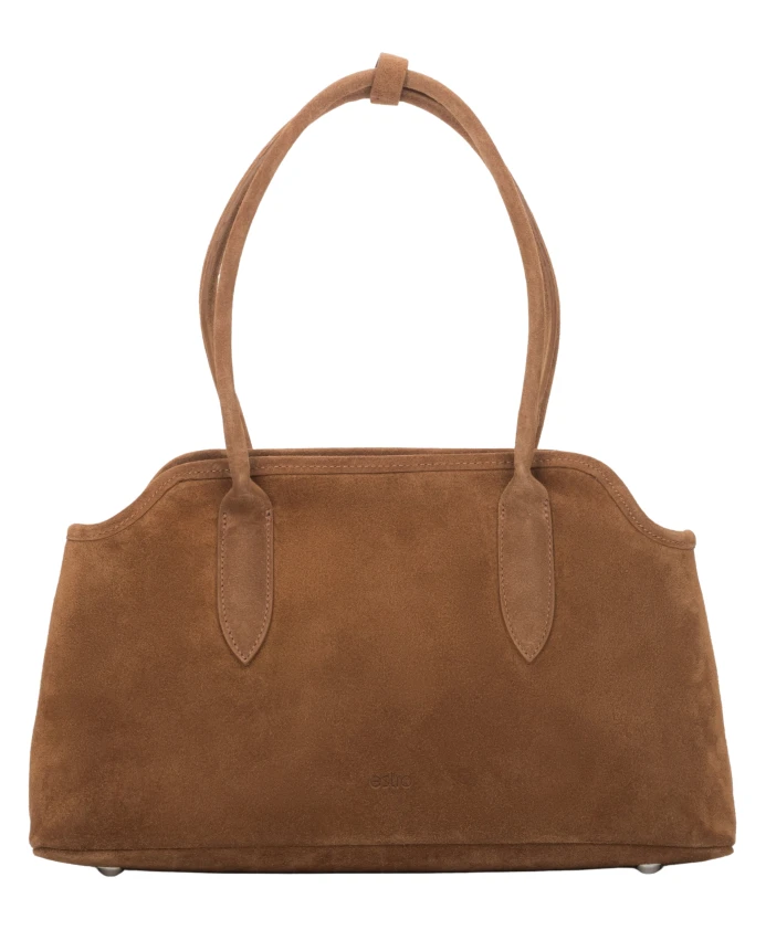 Велюровая сумка-шоппер Estro, коричневый
Велюровая сумка-шоппер Estro, коричневый