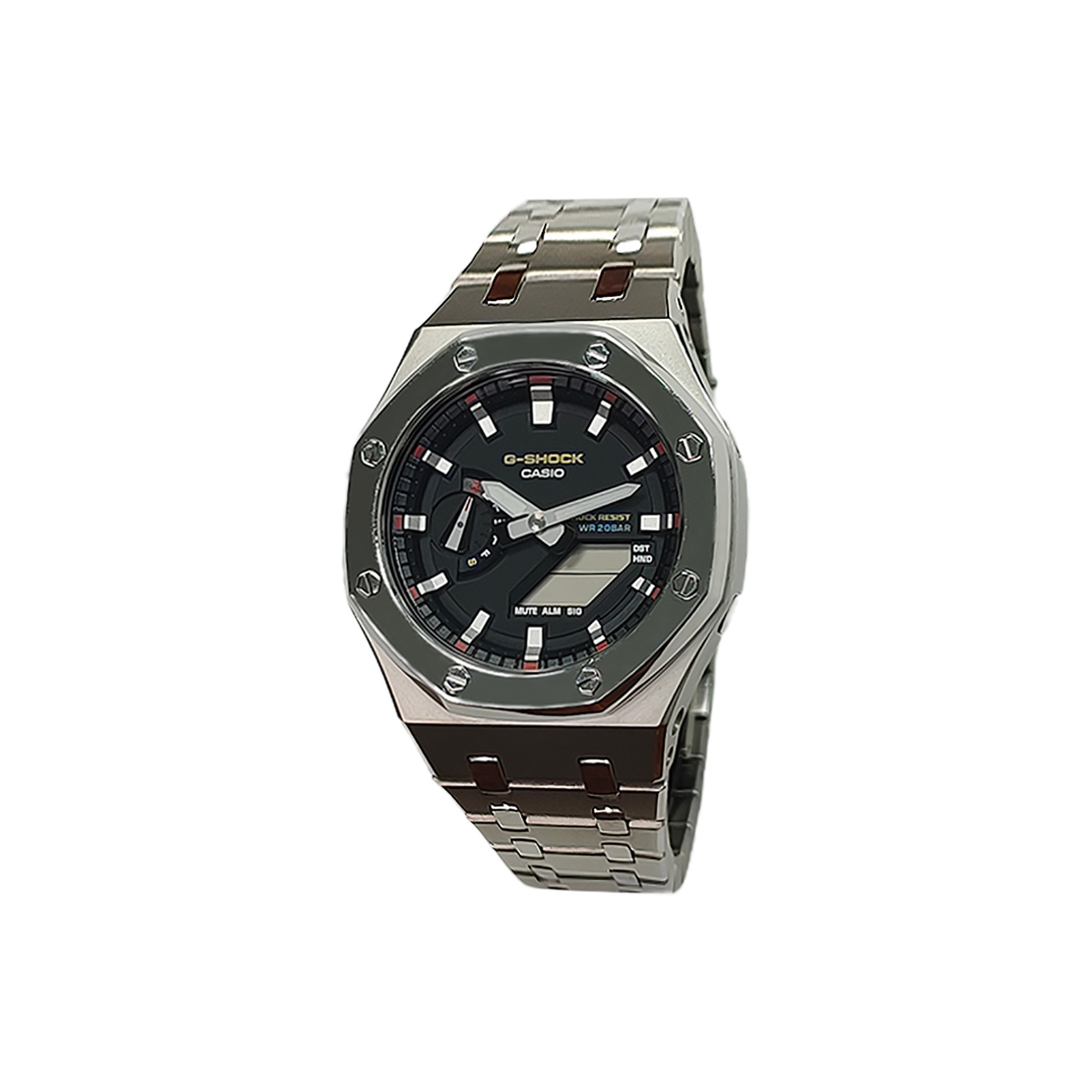 CASIO Мужские часы Retrofit Series с электронным механизмом, стальной браслет, черный циферблат
CASIO Мужские часы Retrofit Series с электронным механизмом, стальной браслет, черный циферблат