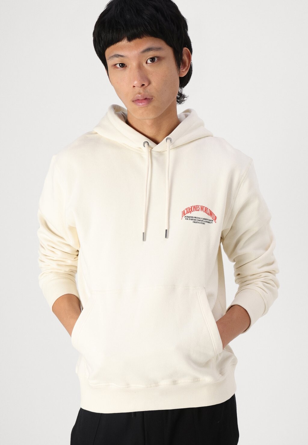 Толстовка JORFREDERIKSBERG MARGATE HOOD Jack & Jones, молочный 
Толстовка JORFREDERIKSBERG MARGATE HOOD Jack & Jones, молочный