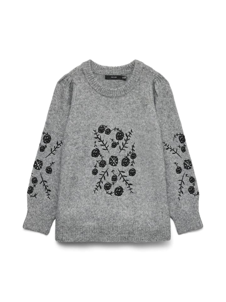 Вязаный свитер в цвете средне-серый меланж Vero Moda
Вязаный свитер в цвете средне-серый меланж Vero Moda