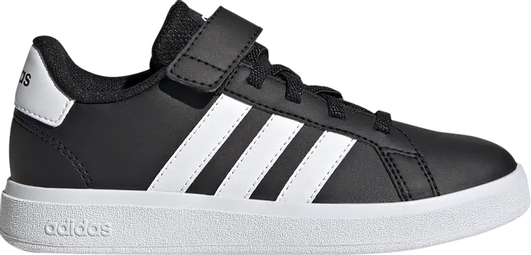 Кроссовки Grand Court J 'Black White', черный
Кроссовки Grand Court J 'Black White', черный