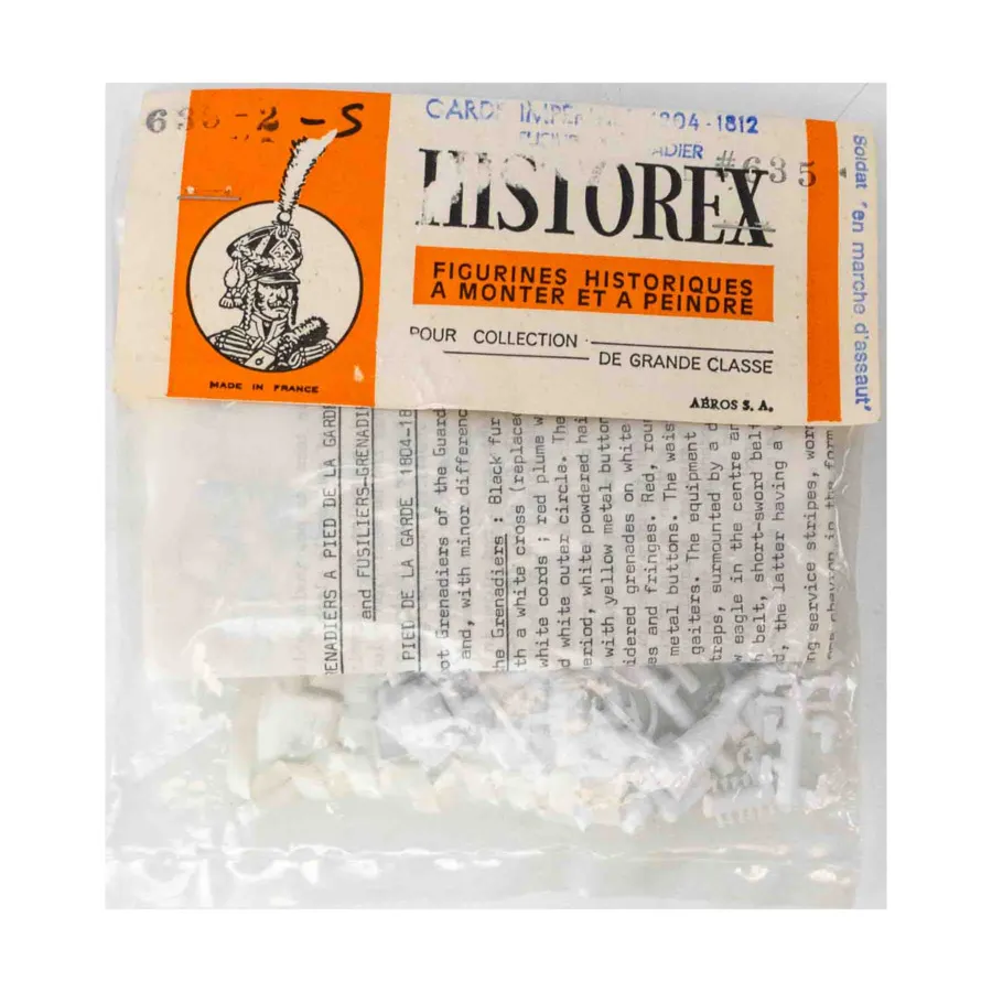 Carde Imperial 1804-1812 Стрелки-гренайдеры, Historical Miniatures (Historex)
Carde Imperial 1804-1812 Стрелки-гренайдеры, Historical Miniatures (Historex)