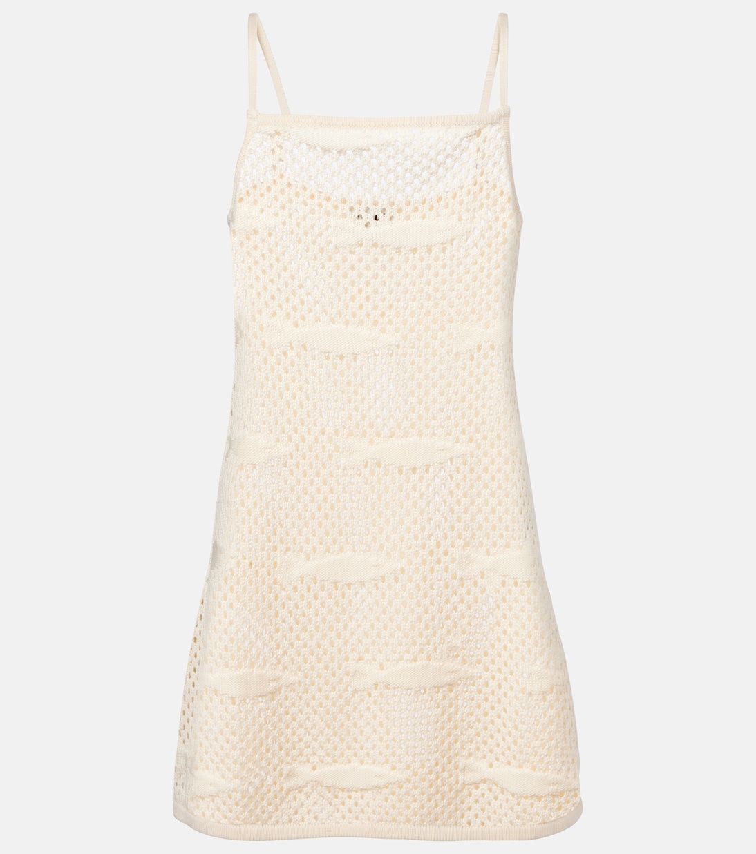 Рио пляжное платье из хлопка крючком Staud, экрю 
Рио пляжное платье из хлопка крючком Staud, экрю