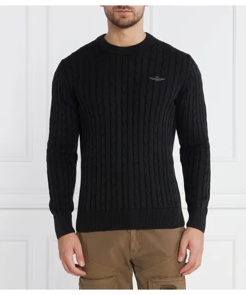 Свитер Regular fit Aeronautica Militare, черный
Свитер Regular fit Aeronautica Militare, черный