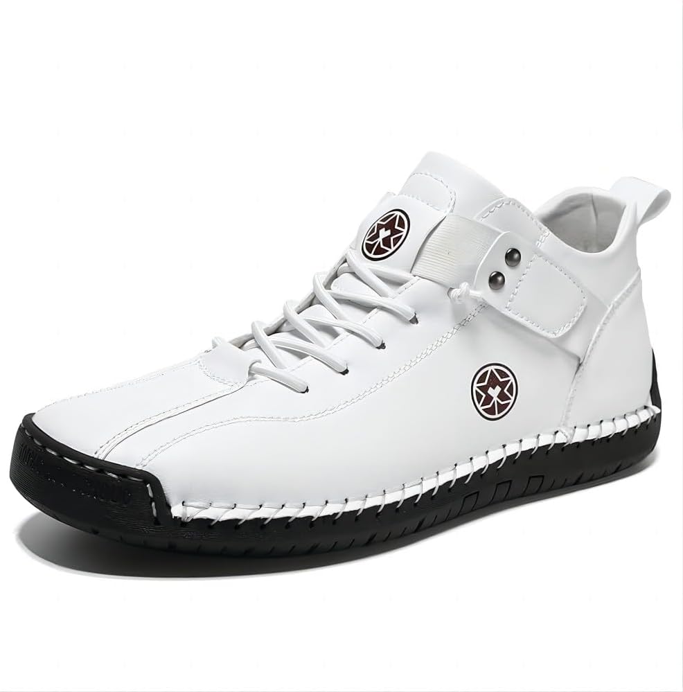 Мужские повседневные ботинки Asifn, ручной работы, легкие, для активного отдыха, дышащие, с нескользящей подошвой, средний верх, для походов, обувь без шнурков, белый
Мужские повседневные ботинки Asifn, ручной работы, легкие, для активного отдыха, дышащие, с нескользящей подошвой, средний верх, для походов, обувь без шнурков, белый