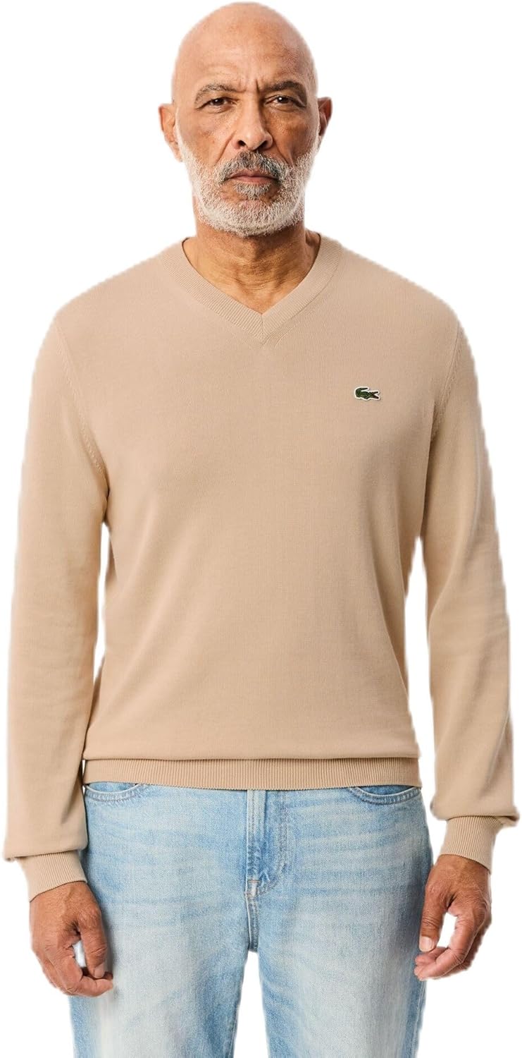 Lacoste мужской свитер с длинным рукавом, прямой крой, V-образный вырез, из органического хлопка, Viennese
Lacoste мужской свитер с длинным рукавом, прямой крой, V-образный вырез, из органического хлопка, Viennese