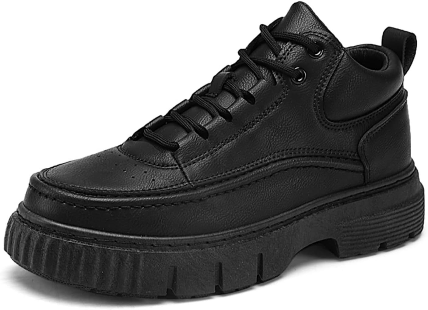 Мужские кожаные полуботинки на шнуровке для активного отдыха и повседневной носки, с толстой резиновой подошвой с противоскользящим эффектом, высокие ботинки с мягким воротником (желтый, коричневый, черный) Kelibasi
Мужские кожаные полуботинки на шнуровке для активного отдыха и повседневной носки, с толстой резиновой подошвой с противоскользящим эффектом, высокие ботинки с мягким воротником (желтый, коричневый, черный) Kelibasi