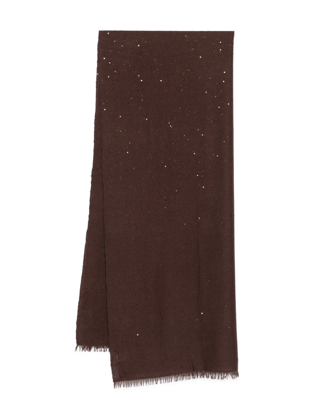Шарф с пайетками Brunello Cucinelli, коричневый
Шарф с пайетками Brunello Cucinelli, коричневый
