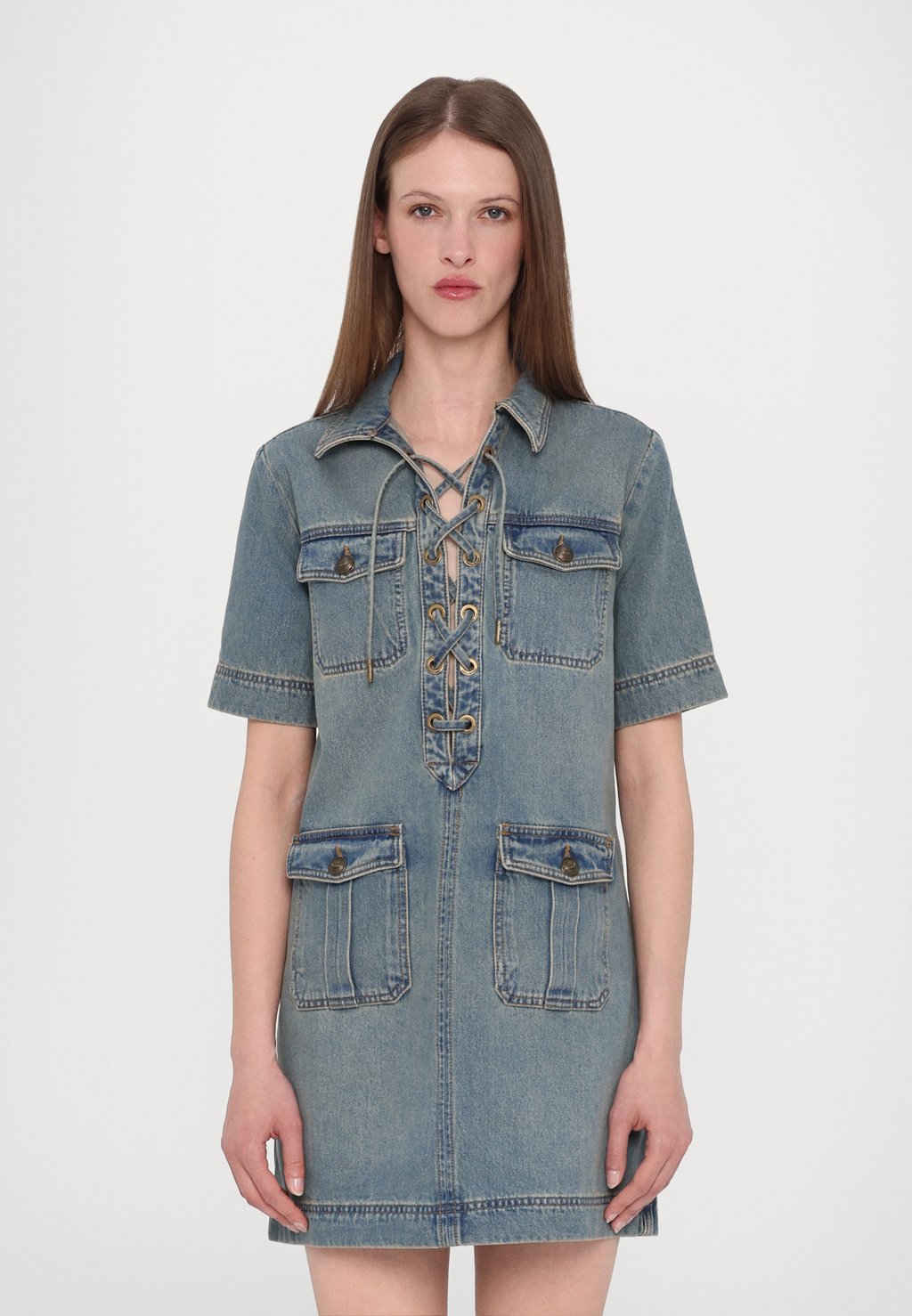 Платье-рубашка RECORD Zadig & Voltaire, светло-голубой
Платье-рубашка RECORD Zadig & Voltaire, светло-голубой