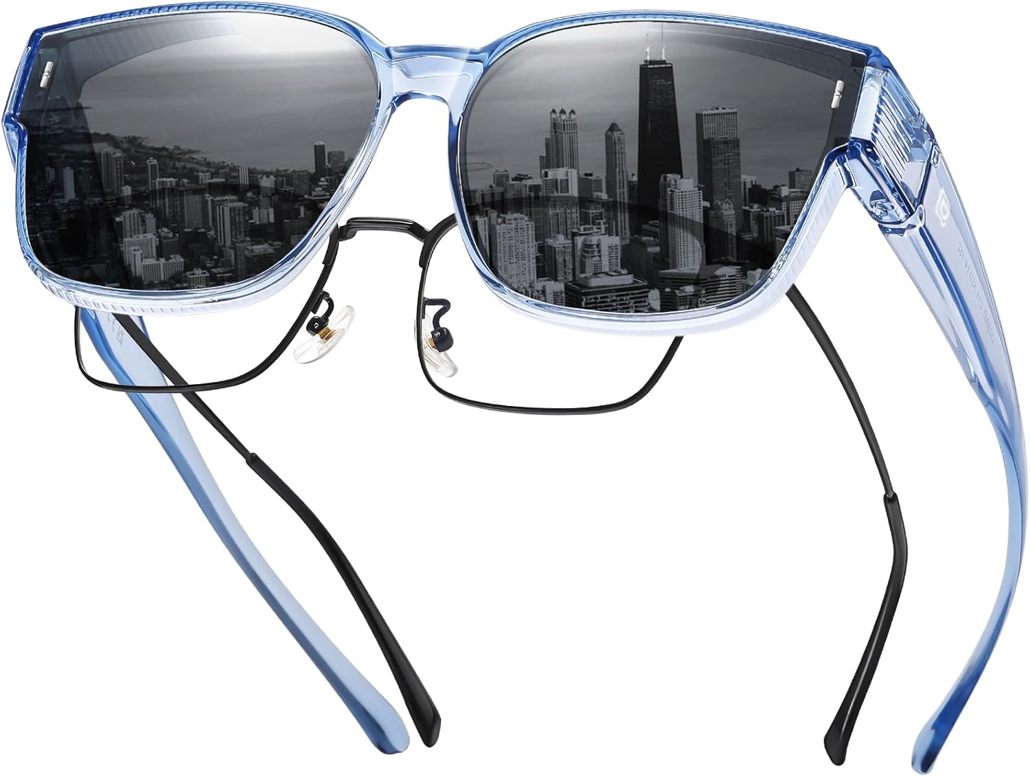 Солнцезащитные очки DUCO Fit Over для мужчин и женщин, надеваемые поверх обычных очков, ретро-очки с обтекаемой формой, поляризованные, защита UV400, модель DC8981, B Clear Blue Frame Grey Lens
Солнцезащитные очки DUCO Fit Over для мужчин и женщин, надеваемые поверх обычных очков, ретро-очки с обтекаемой формой, поляризованные, защита UV400, модель DC8981, B Clear Blue Frame Grey Lens