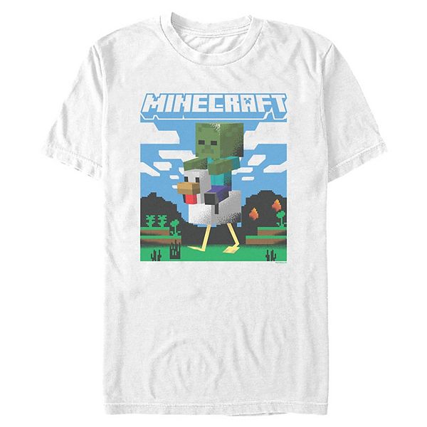 Футболка с принтом «Зомби-курица-жокей» Minecraft
Футболка с принтом «Зомби-курица-жокей» Minecraft