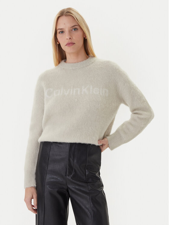 Свитер relaxed fit LV044D359G Calvin Klein, бежевый
Свитер relaxed fit LV044D359G Calvin Klein, бежевый