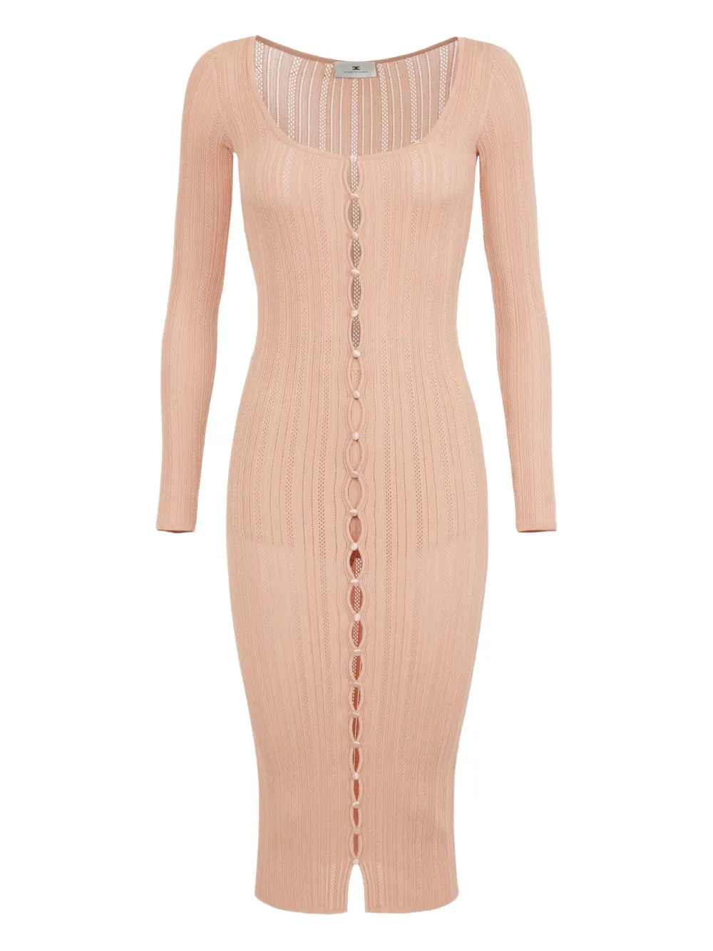 Платье из трикотажного полотна с пуговицами спереди Elisabetta Franchi, нейтральный
Платье из трикотажного полотна с пуговицами спереди Elisabetta Franchi, нейтральный