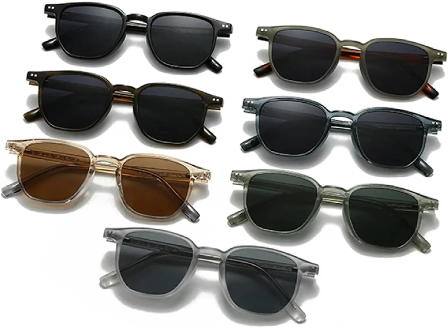 Мужские солнцезащитные очки, модные солнцезащитные очки UV400 в стиле ретро с заклепками. Женские очки класса люкс, цвет шампанского VVTWSSW, C4 Green Dark Green
Мужские солнцезащитные очки, модные солнцезащитные очки UV400 в стиле ретро с заклепками. Женские очки класса люкс, цвет шампанского VVTWSSW, C4 Green Dark Green