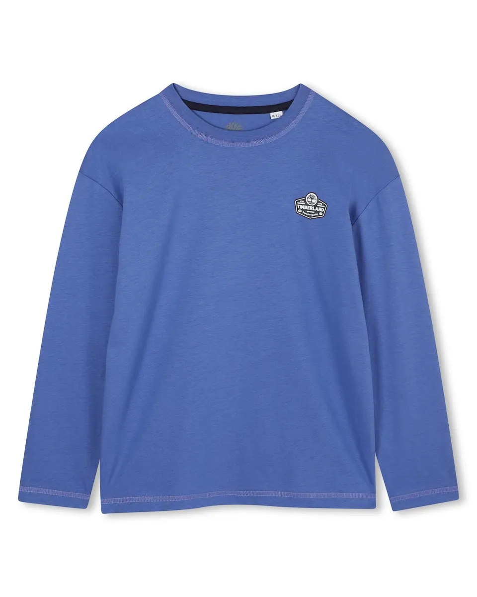 Детская хлопковая футболка Timberland, синий
Детская хлопковая футболка Timberland, синий