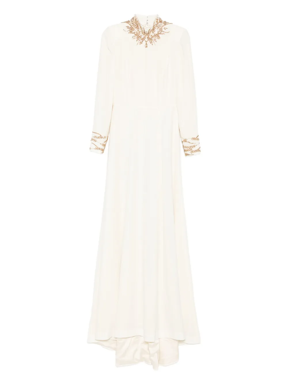 Платье макси с вышивкой Dina Melwani, нейтральный
Платье макси с вышивкой Dina Melwani, нейтральный