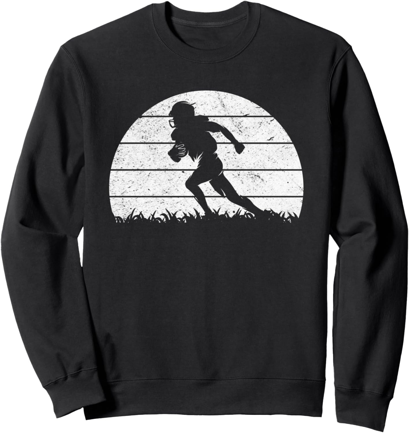 Ретро-толстовка с изображением футболиста, играющего в американский футбол, на фоне заката American Football Designs, черный
Ретро-толстовка с изображением футболиста, играющего в американский футбол, на фоне заката American Football Designs, черный