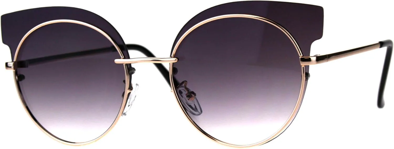 Круглые солнцезащитные очки «кошачий глаз» с боковыми вставками, модные женские солнцезащитные очки с защитой от УФ-излучения UV 400 PASTL, Gold (Mauve)
Круглые солнцезащитные очки «кошачий глаз» с боковыми вставками, модные женские солнцезащитные очки с защитой от УФ-излучения UV 400 PASTL, Gold (Mauve)