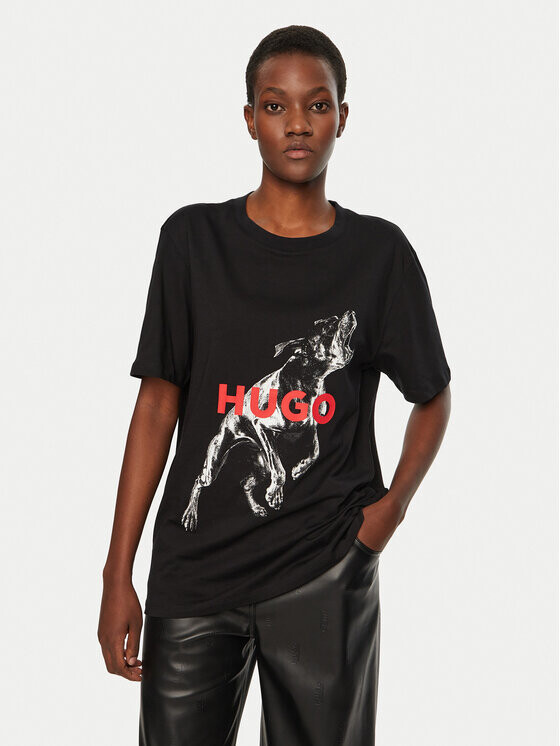 Футболка оверсайз Hugo, черный
Футболка оверсайз Hugo, черный