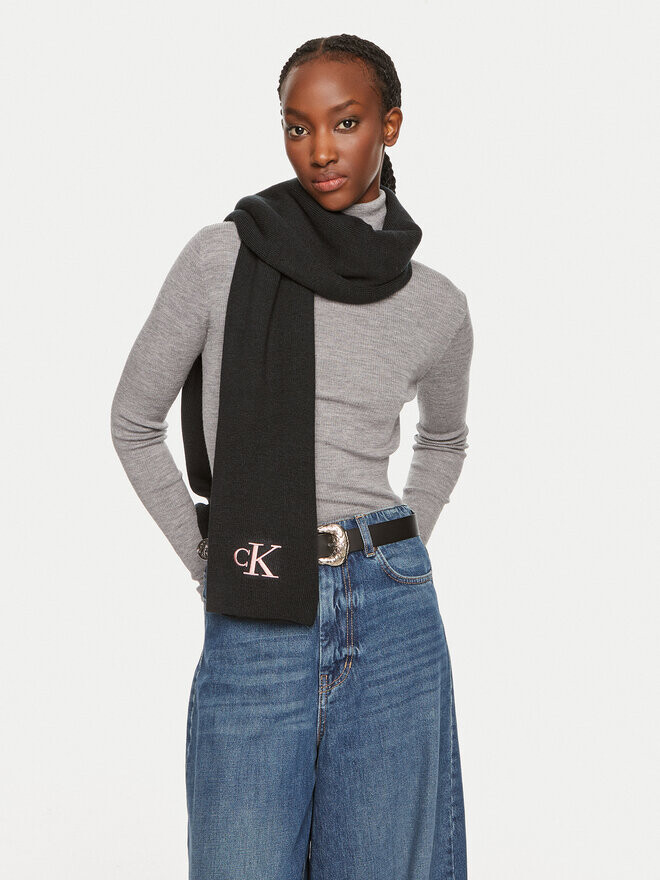 Шарф Calvin Klein, черный
Шарф Calvin Klein, черный