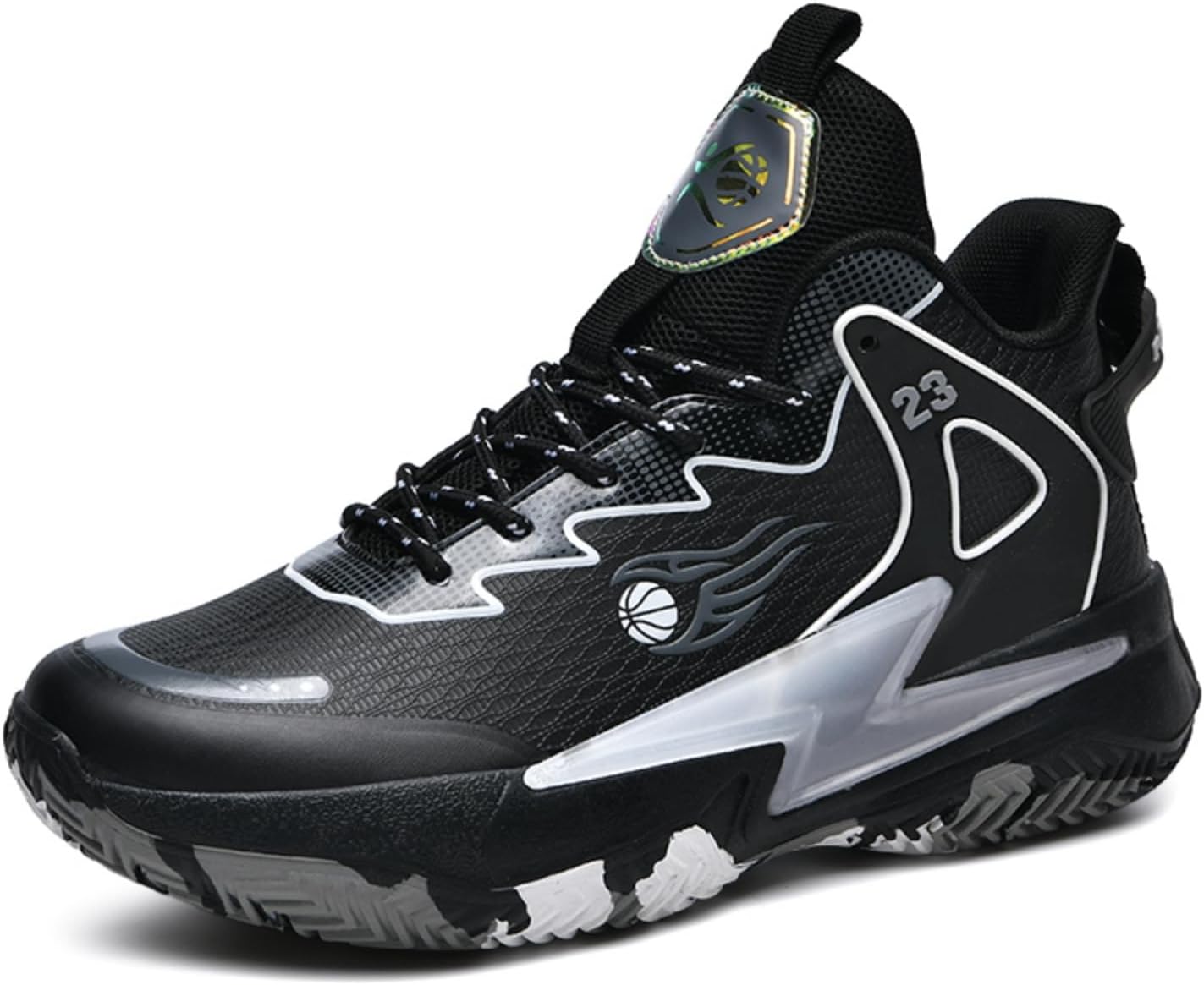Мужские высокие модные кроссовки на шнуровке с сетчатым верхом, для баскетбола, с противоскользящей подошвой, дышащие, удобные, спортивные кроссовки для тренировок и бега Boaobaihuo, черный
Мужские высокие модные кроссовки на шнуровке с сетчатым верхом, для баскетбола, с противоскользящей подошвой, дышащие, удобные, спортивные кроссовки для тренировок и бега Boaobaihuo, черный