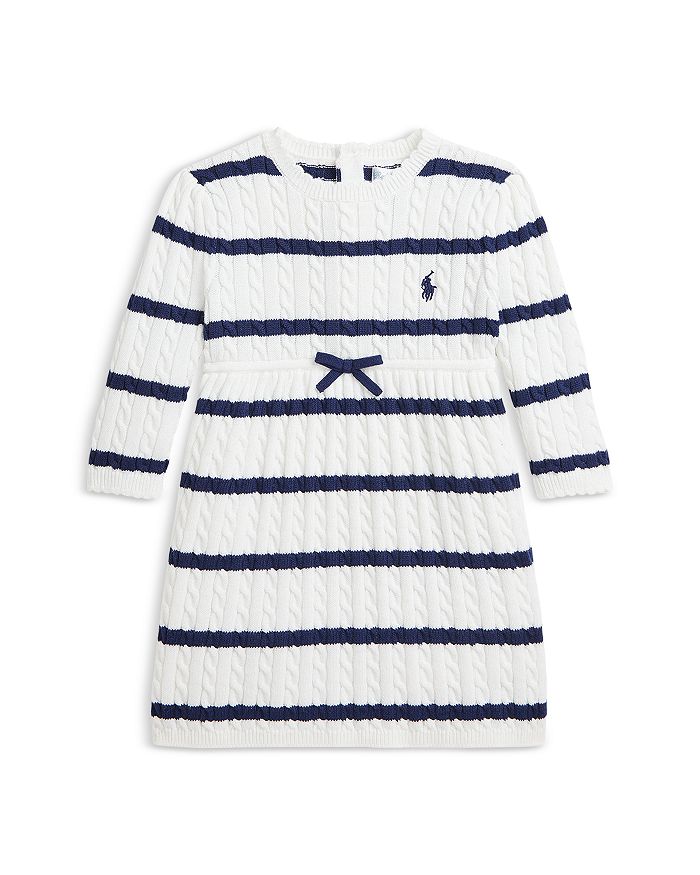 Платье-свитер Polo Girls в полоску из хлопка с косичной вязкой - для малышей Ralph Lauren, белый
Платье-свитер Polo Girls в полоску из хлопка с косичной вязкой - для малышей Ralph Lauren, белый