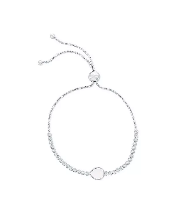 Серебряный браслет-боло с подвеской в форме груши и регулируемым фианитами Caribbean Treasures, silver
Серебряный браслет-боло с подвеской в форме груши и регулируемым фианитами Caribbean Treasures, silver