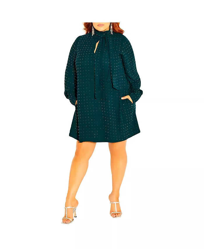 Туника-топ с гвоздиками больших размеров CITY CHIC, зеленый
Туника-топ с гвоздиками больших размеров CITY CHIC, зеленый