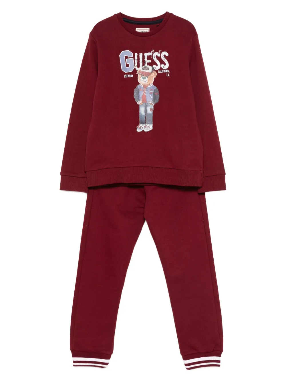 Спортивный костюм с принтом Guess Kids, красный
Спортивный костюм с принтом Guess Kids, красный
