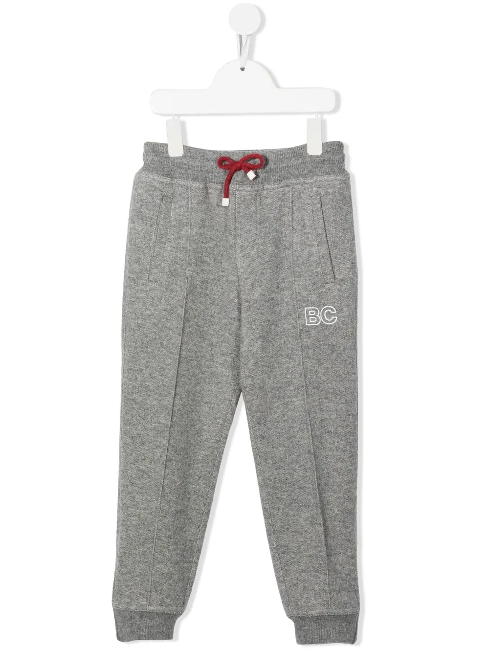 Кашемировые брюки с логотипом Brunello Cucinelli Kids, серый
Кашемировые брюки с логотипом Brunello Cucinelli Kids, серый