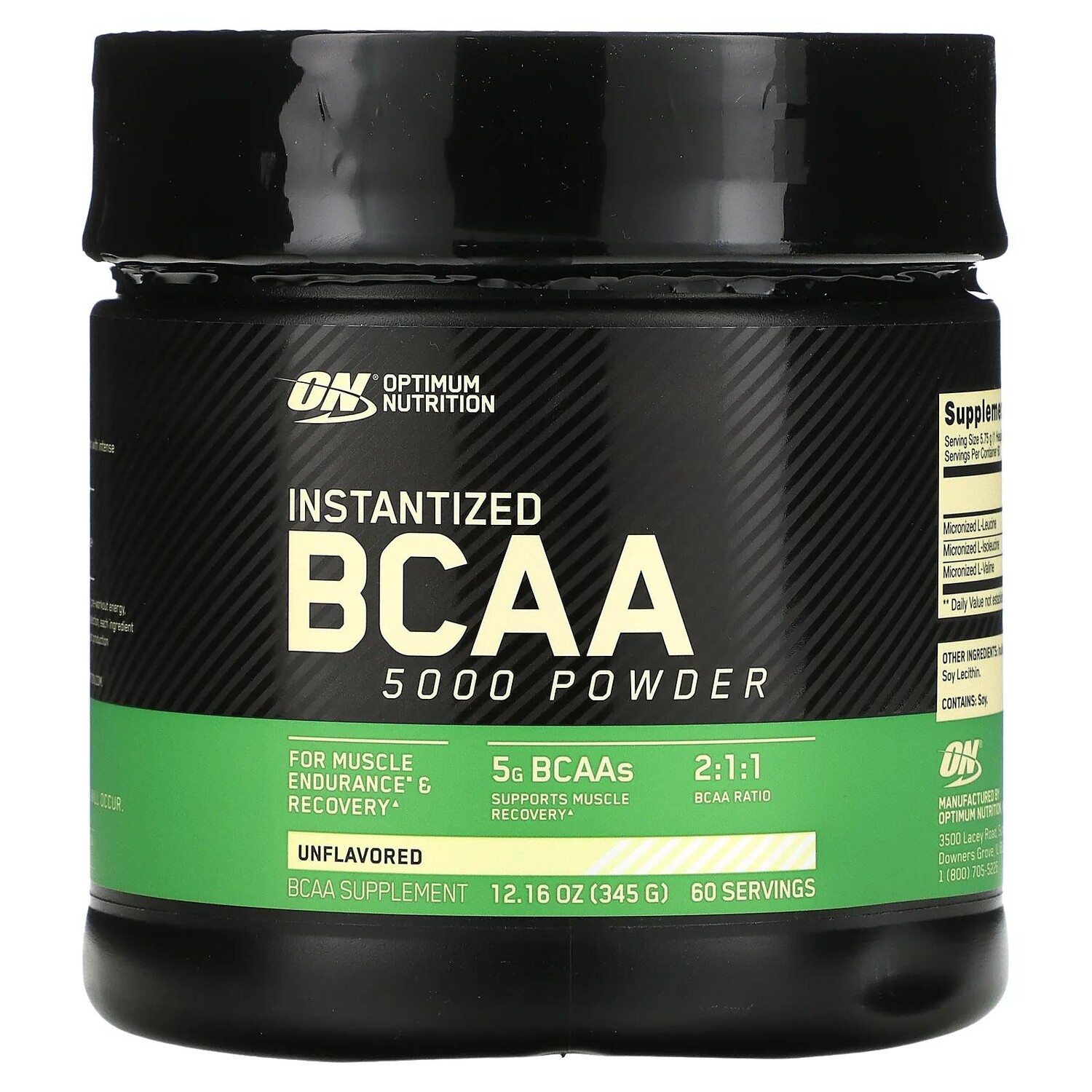 Optimum Nutrition Instantized BCAA 5000 Powder Unflavored 12.16 oz (345 g)
Optimum Nutrition Instantized BCAA 5000 Powder Unflavored 12.16 oz (345 g)