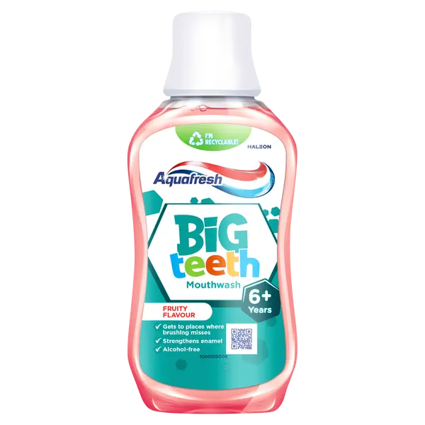 Ополаскиватель для полости рта, 300 мл Aquafresh Big teeth
Ополаскиватель для полости рта, 300 мл Aquafresh Big teeth