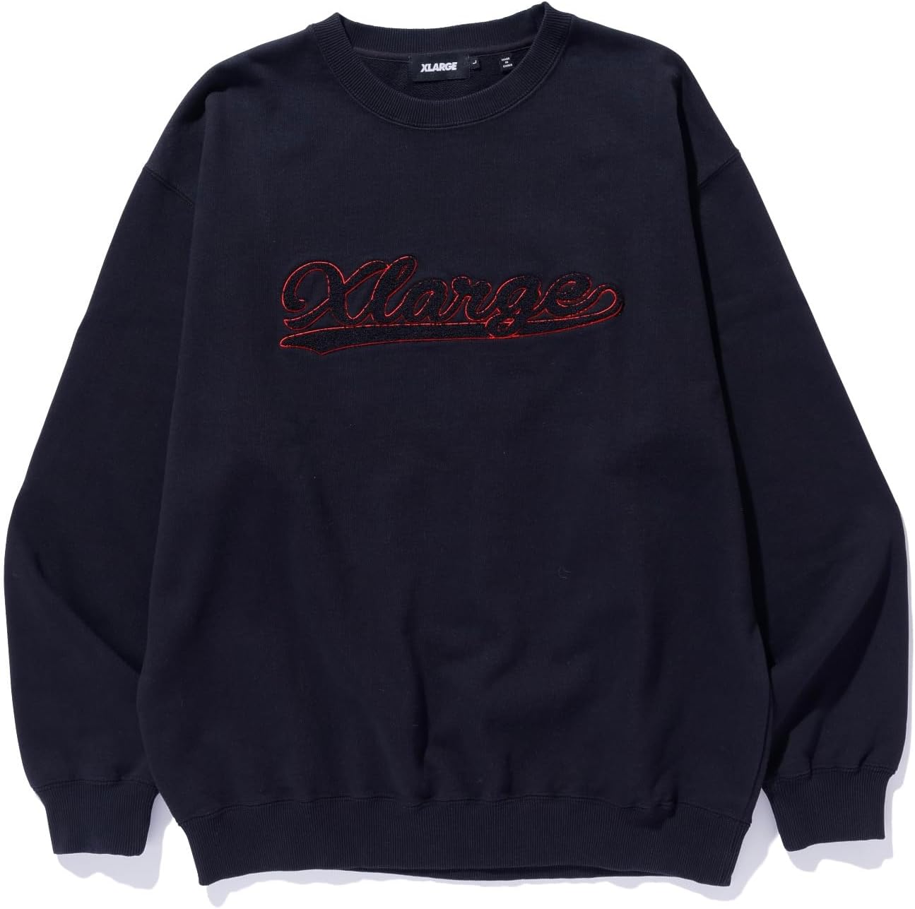 Мужская толстовка размера XLARGE с круглым вырезом и логотипом из синели
Мужская толстовка размера XLARGE с круглым вырезом и логотипом из синели