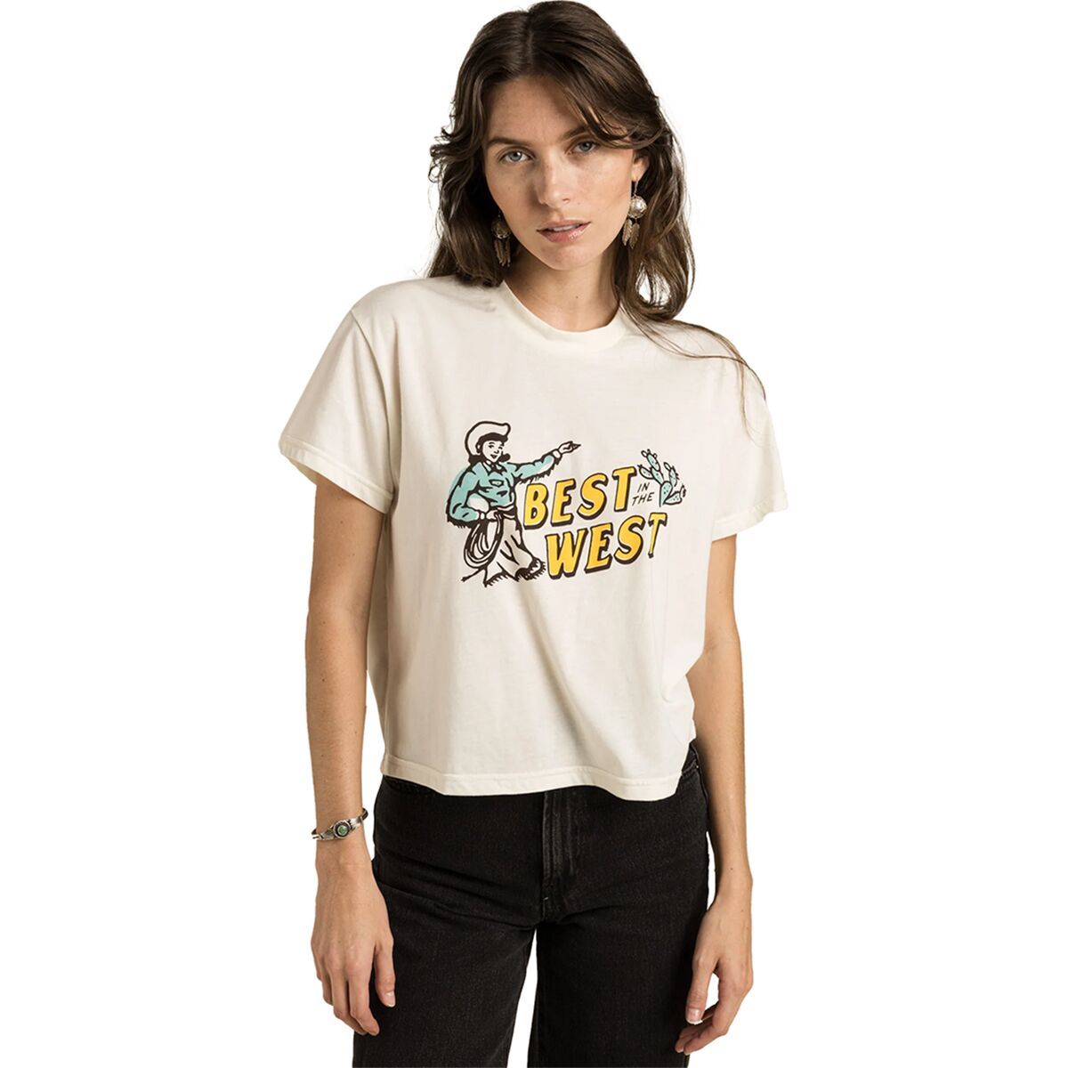 Короткий топ-футболка Best in the west Sendero Provisions Co., белый
Короткий топ-футболка Best in the west Sendero Provisions Co., белый