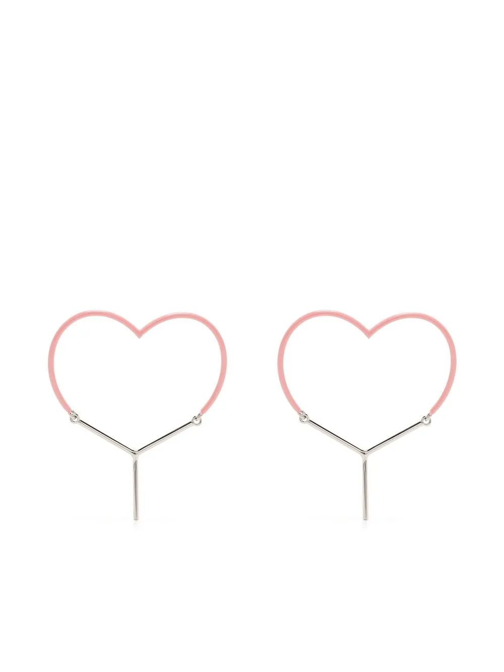 Серьги в форме сердца Y/Project, розовый
Серьги в форме сердца Y/Project, розовый