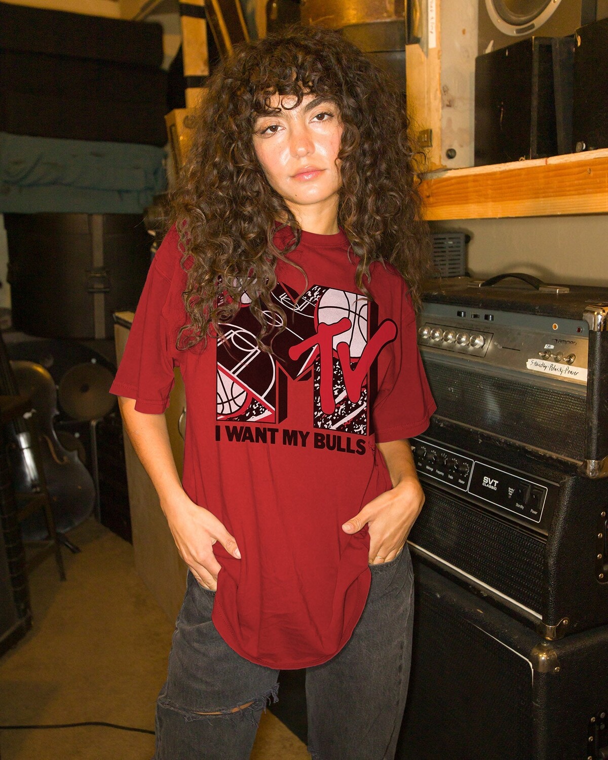 Футболка Bulls x MTV «Я хочу свою фанатку» Junk Food Clothing, красный
Футболка Bulls x MTV «Я хочу свою фанатку» Junk Food Clothing, красный